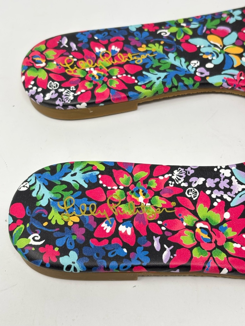 Lilly Pulitzer Emery Slide Sandals Size 8 NWOT Floral print - Picture 6 of 9